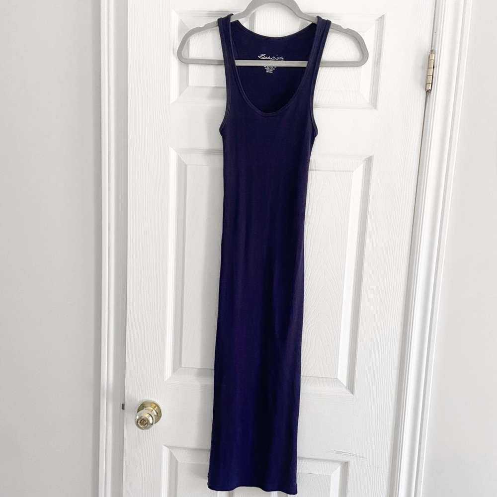 Urban Planet | Navy Blue racer tank dress